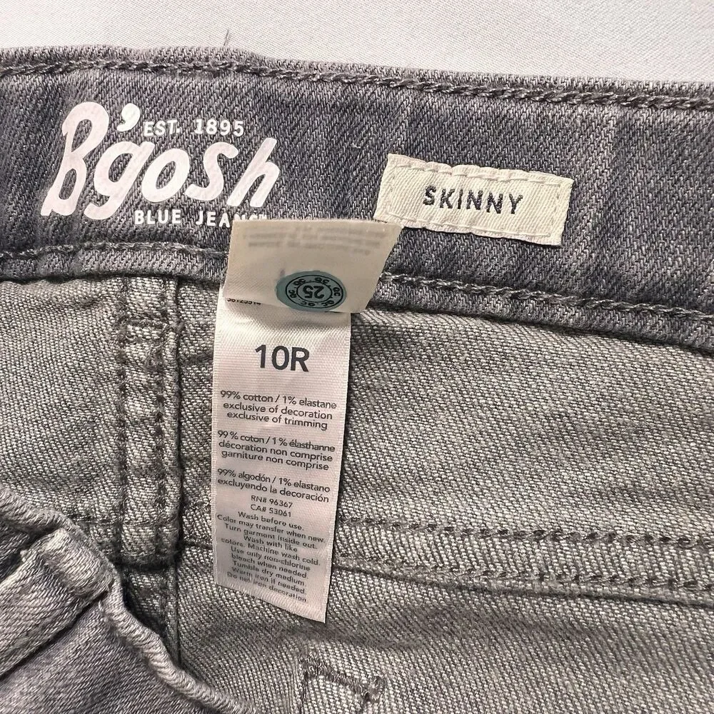 OSHKOSH B'GOSH Gray Skinny Jeans 10